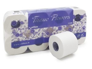 Toaletni papir Tissue Flowers 3-slojni 250 list. 8 rol