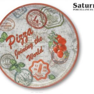 Pizza krožnik Saturnia Charme Pizza Rso Zchar