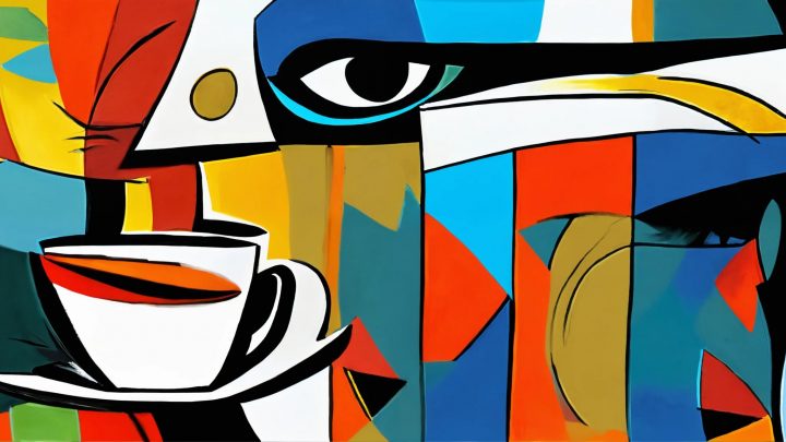 coffee cup picasso style
